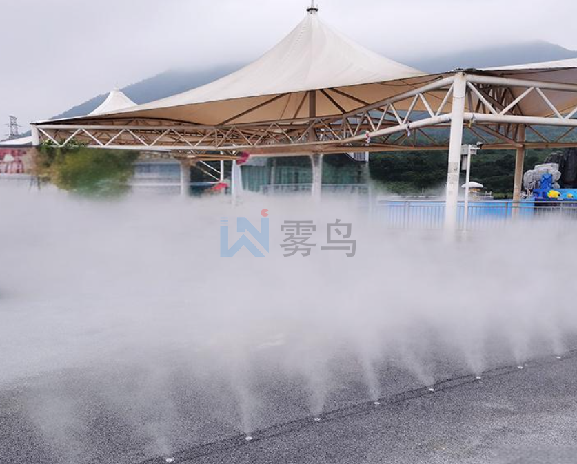 北京公園的夏日秘密武器 —— 噴霧降溫系統(tǒng)?，北京噴霧降溫廠(chǎng)家